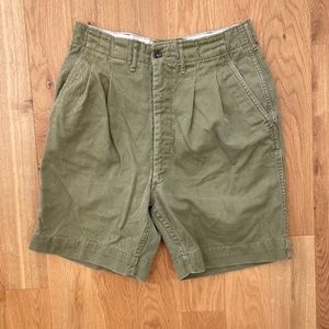 Vintage Pleated Boy Scout Chino Shorts 28" Waist